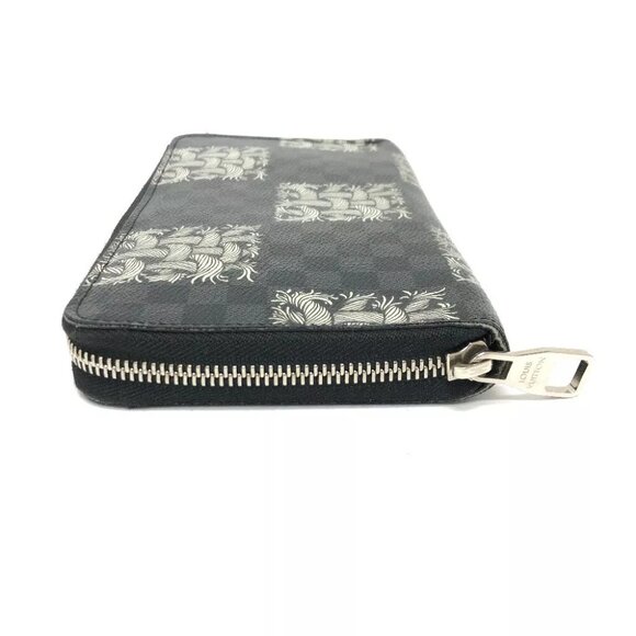 LOUIS VUITTON N61214 Graphite Christopher nemes Zippy Organizer Long Wallet - Picture 8 of 14